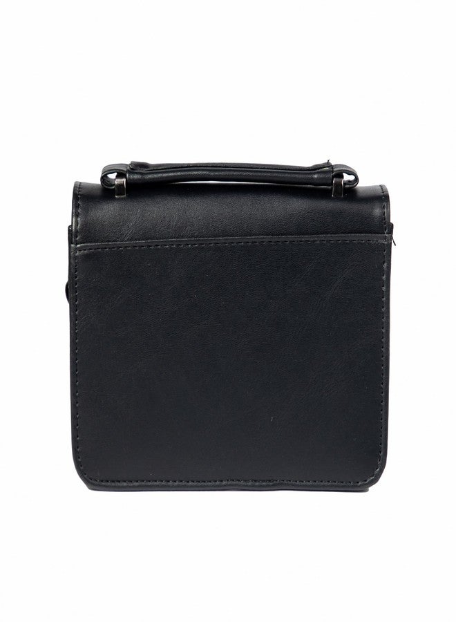 Heartbeat Crossbody Sling Bag for Women | Stylish crossbody sling bag for girls/women (Black) - Image 3